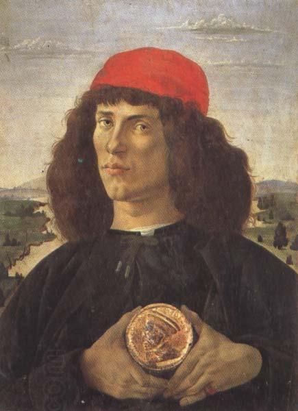 Sandro Botticelli Young Man With a Medallion of Cosimo (mk45) China oil painting art